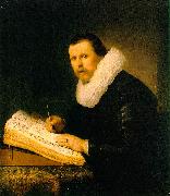 REMBRANDT Harmenszoon van Rijn A Scholar Spain oil painting reproduction
